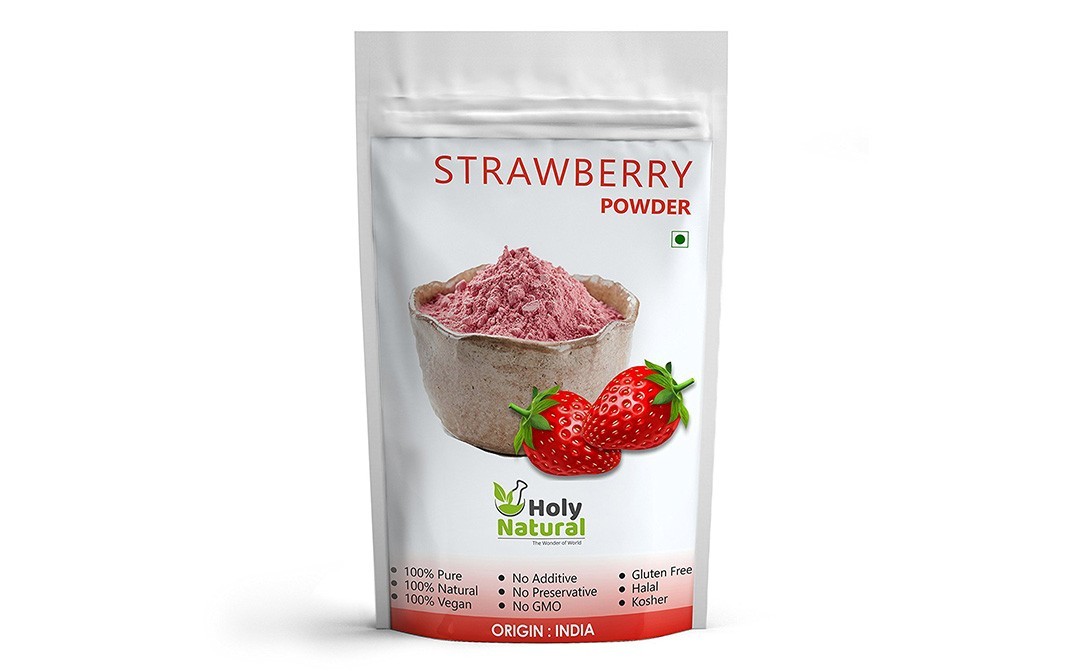 Holy Natural Strawberry Powder    Pack  100 grams